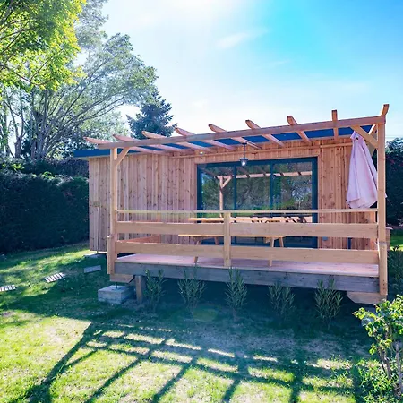 Eco Lodge, Terrasse, Piscine, Parc Du Pilat Campsite